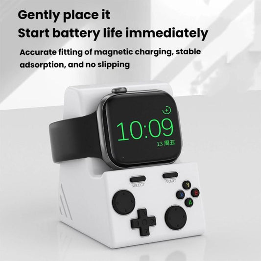For Apple Watch Charging Base Watch Charger Stand, Without Charger(Dark Gray) - Charger / Holder by buy2fix | Online Shopping UK | buy2fix