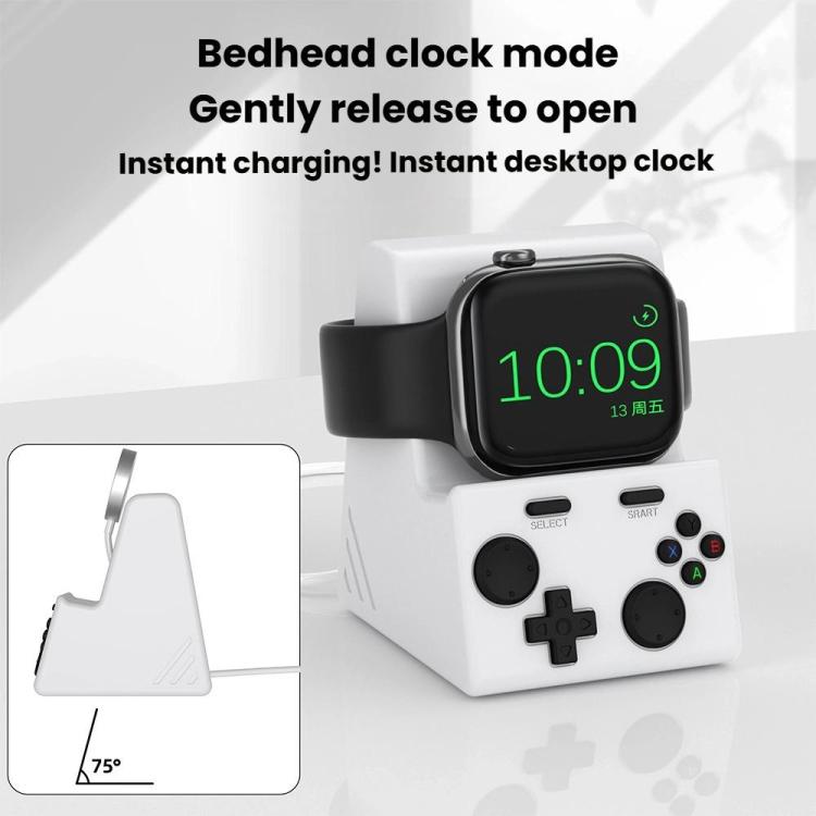 For Apple Watch Charging Base Watch Charger Stand, Without Charger(Dark Gray) - Charger / Holder by buy2fix | Online Shopping UK | buy2fix