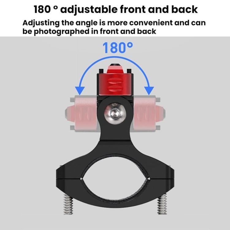 For GoPro HERO13 Black Action Camera Magnetic Quick Release Bike Mount Outdoor Cycling Tilt Shooting Bracket, Spec: 180 Degree Adjustable - Bicycle Handlebar Mount by buy2fix | Online Shopping UK | buy2fix