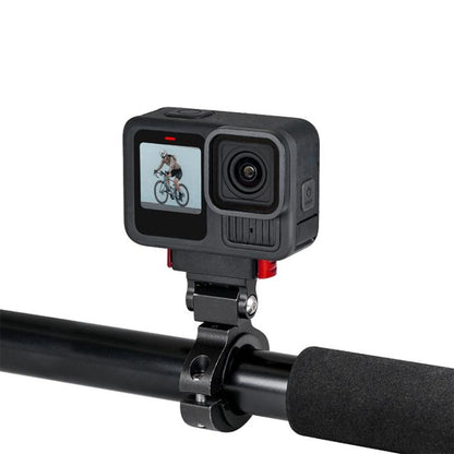 For GoPro HERO13 Black Action Camera Magnetic Quick Release Bike Mount Outdoor Cycling Tilt Shooting Bracket, Spec: 180 Degree Adjustable - Bicycle Handlebar Mount by buy2fix | Online Shopping UK | buy2fix