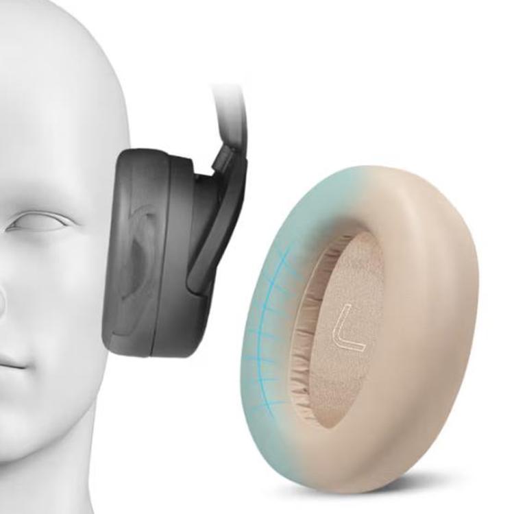 For Edifier W860NB Pro 1pair Headphone Sponge Covers(Apricot) - Earmuff & Pad by buy2fix | Online Shopping UK | buy2fix