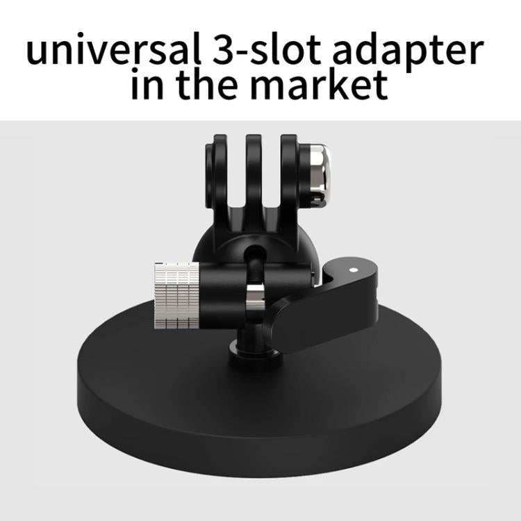One Click Clamping 3 Card D66mm Magnetic Mount Snail Gimbal Adjustment Bracket - Tripod Heads by buy2fix | Online Shopping UK | buy2fix