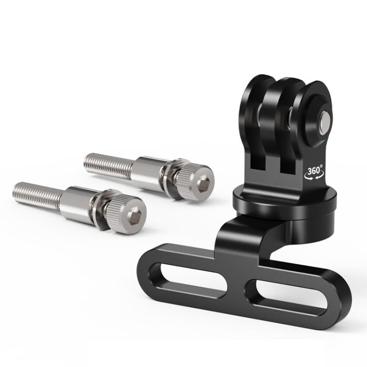 3 Card 360 Degree Damping Rotation Adjustment Bicycle Stem Camera Mount Cycling Front Light Bracket For Shooting - Holder by buy2fix | Online Shopping UK | buy2fix