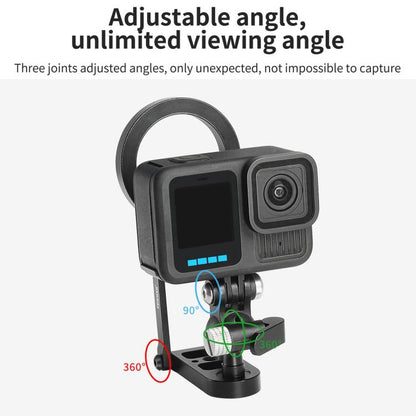 For 2 Card Action Camera Magnetic Bracket Base Bracket Expansion - Holder by buy2fix | Online Shopping UK | buy2fix