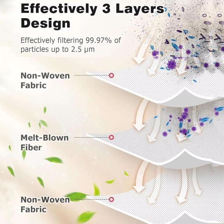 For Karcher WD2 / WD3 / KD3 Series 4pcs Dust Collection Bags Vacuum Cleaners Non-Woven Fabric Bags(Black) - For Karcher Accessories by buy2fix | Online Shopping UK | buy2fix