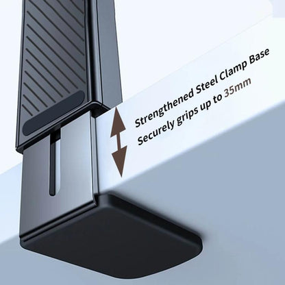 Travel Airplane Magnetic Mobile Phone Holder Adjustable Rotating Desktop Folding Holder(White) - Desktop Holder by buy2fix | Online Shopping UK | buy2fix