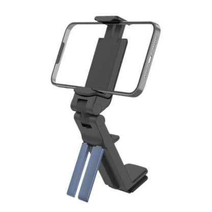 Multi-Functional Travel Mini Desktop Stand Adjustable Rotating Folding Portable Mobile Phone Stand(Black) - Desktop Holder by buy2fix | Online Shopping UK | buy2fix