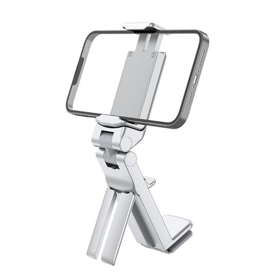 Multi-Functional Travel Mini Desktop Stand Adjustable Rotating Folding Portable Mobile Phone Stand(White)