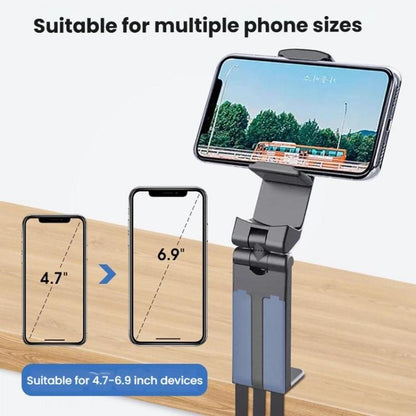 Multi-Functional Travel Mini Desktop Stand Adjustable Rotating Folding Portable Mobile Phone Stand(White) - Desktop Holder by buy2fix | Online Shopping UK | buy2fix