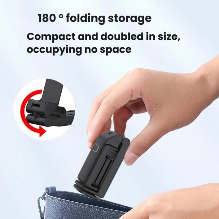 Multi-Functional Travel Mini Desktop Stand Adjustable Rotating Folding Portable Mobile Phone Stand(White) - Desktop Holder by buy2fix | Online Shopping UK | buy2fix