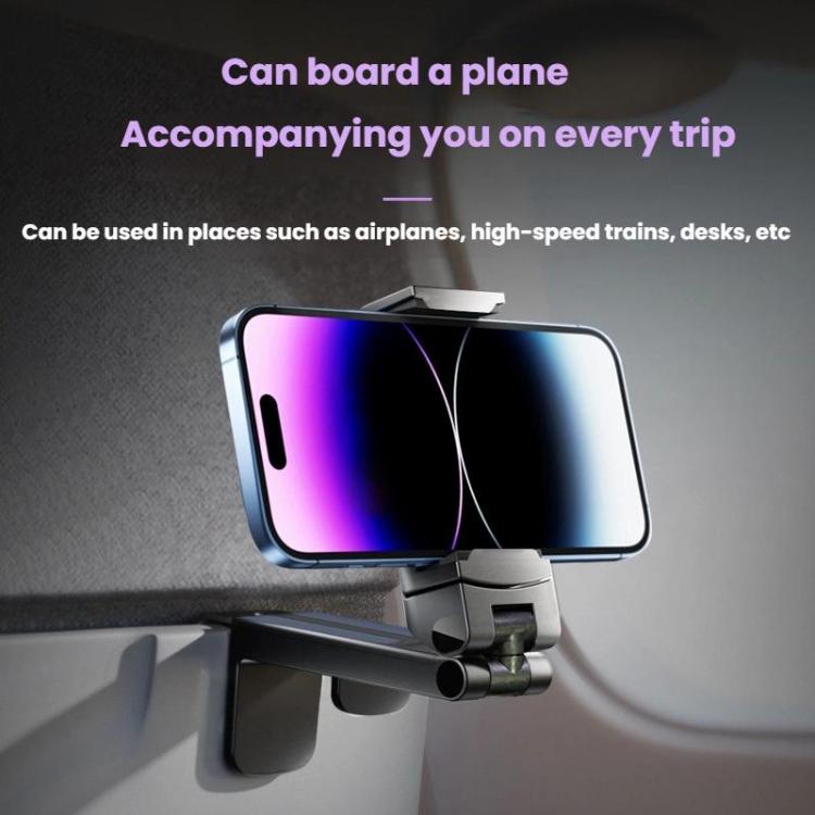 Multi-Functional Travel Mini Desktop Stand Adjustable Rotating Folding Portable Mobile Phone Stand(White) - Desktop Holder by buy2fix | Online Shopping UK | buy2fix