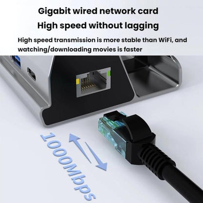 BS-107 7 In 1 Type-C Docking Station 4K 60Hz Gaming Expansion Dock - USB HUB by buy2fix | Online Shopping UK | buy2fix