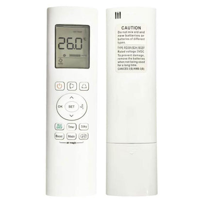 For Midea RG58N(B2H) / BGEF Air Conditioner Remote Control Replacement Parts(Cooling and Heating Models) - Air-Conditioner by buy2fix | Online Shopping UK | buy2fix