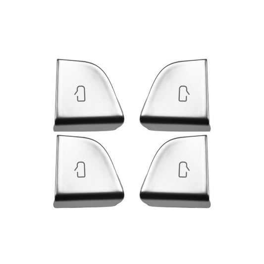 For Tesla Model 3 Highland Door Button Protective Patch(Silver) - Car Interior Mouldings by buy2fix | Online Shopping UK | buy2fix
