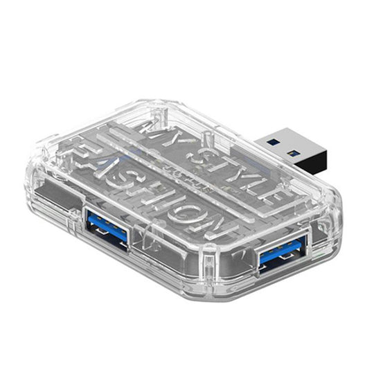 3 In 1 USB HUB Multi Port Hub Computer Converter, Color: BX3A White