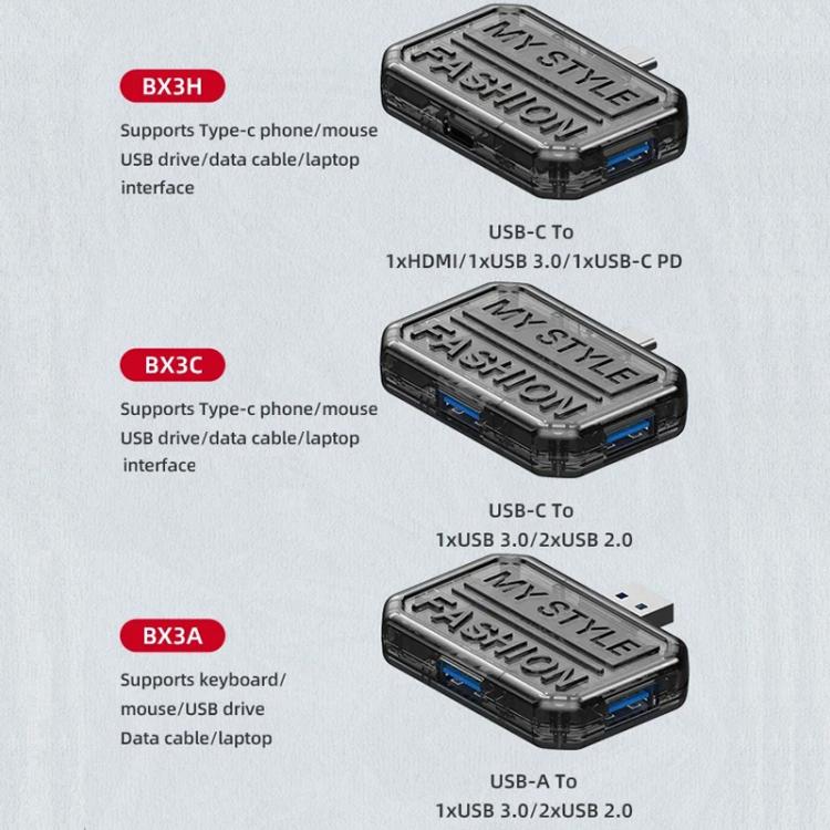 3 In 1 USB HUB Multi Port Hub Computer Converter, Color: BX3A White - USB 3.0 HUB by buy2fix | Online Shopping UK | buy2fix