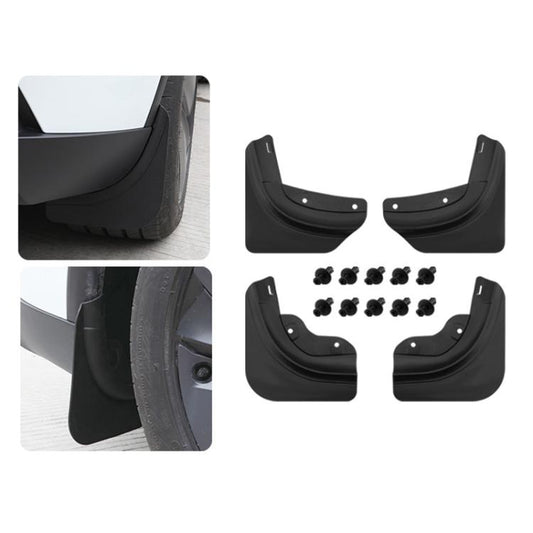 For Tesla Model Y Juniper Tire Splash Guards Fenders(4pcs /Set) - Mudguards by buy2fix | Online Shopping UK | buy2fix