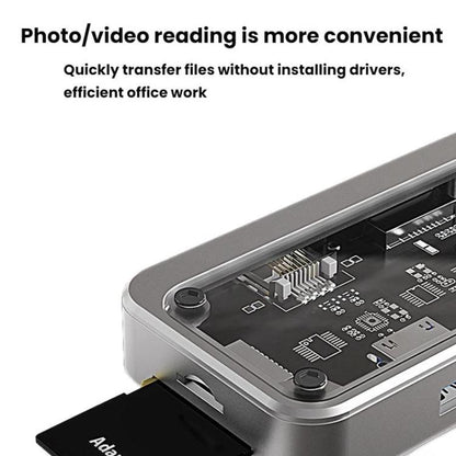 SW10V-PRO Type-C Docking Station USB HUB Multi Port Hub Computer Converter - USB HUB by buy2fix | Online Shopping UK | buy2fix