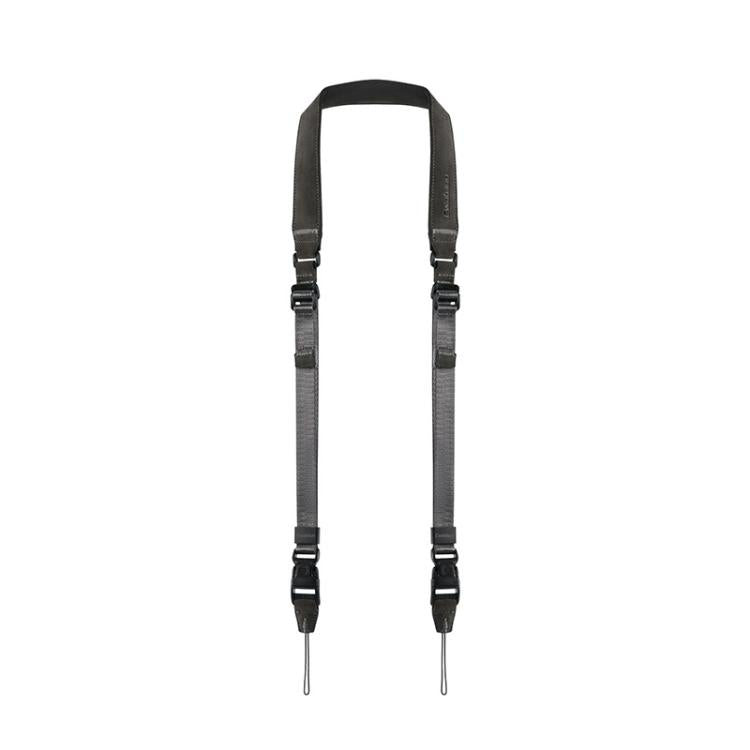 Cwatcun D213  Medium Universal Camera Shoulder Strap Matte Leather Quick Release Strap(Dark Gray) - Camera Strap by Cwatcun | Online Shopping UK | buy2fix