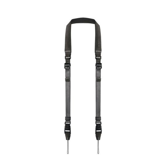 Cwatcun D213  Medium Universal Camera Shoulder Strap Matte Leather Quick Release Strap(Dark Gray)