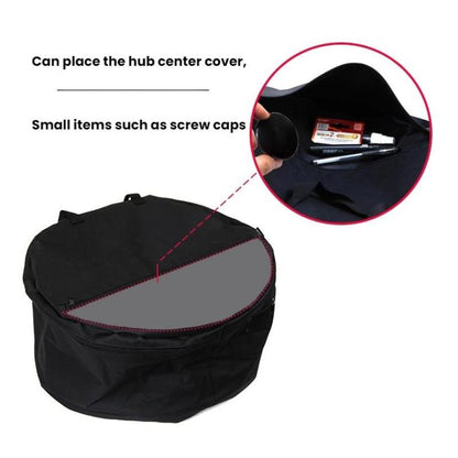 For Tesla Model 3/Y Trunk Storage Hub Cap Organizer(Black) - Stowing Tidying by buy2fix | Online Shopping UK | buy2fix