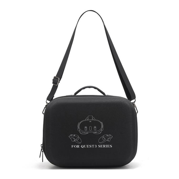 For Meta Quest 3 / 3S BKano Q3-001 VR Headset Console Storage Bag Shoulder Handheld Bag(Black) - VR Accessories by BKano | Online Shopping UK | buy2fix
