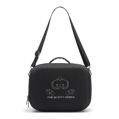 For Meta Quest 3 / 3S BKano Q3-001 VR Headset Console Storage Bag Shoulder Handheld Bag(Black) - VR Accessories by BKano | Online Shopping UK | buy2fix