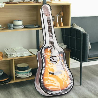 40-41 Inch Electric Guitar Dust Cover Transparent TPU Gig Bag With Dual Zippers Protective Storage Case(101-G003-050002) - Storage Bags by buy2fix | Online Shopping UK | buy2fix