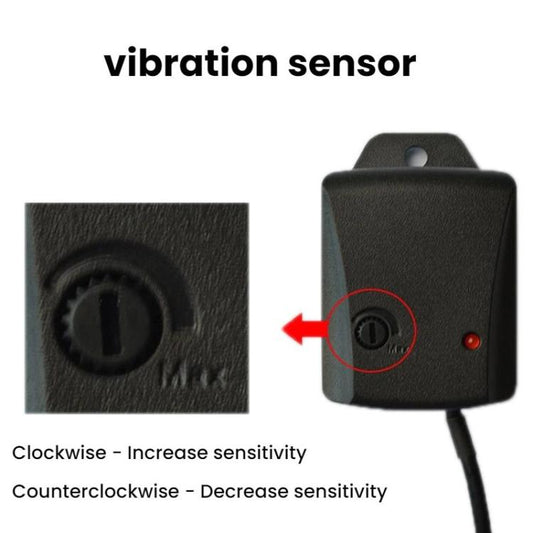 XH2.54/XF2510 3P 12V Car Anti-theft Vibration Sensor(GY166) - Security Alarm System by buy2fix | Online Shopping UK | buy2fix