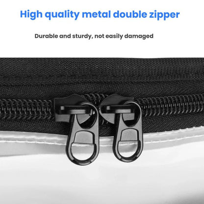 39 Inch Electric Guitar Dust Cover TPU Gig Bag with Dual Zippers Protective Storage Case(Transparent) - Storage Bags by buy2fix | Online Shopping UK | buy2fix