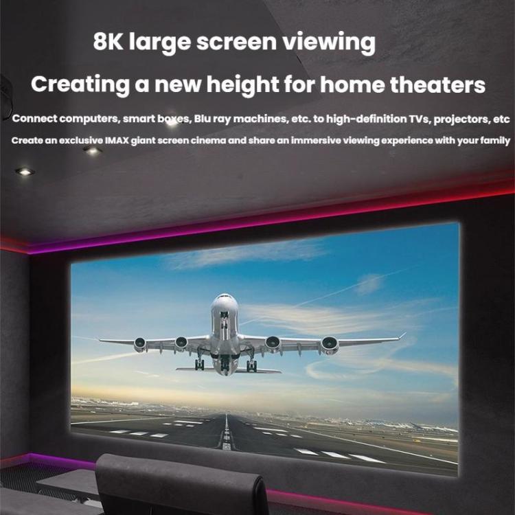 10m HDMI 2.1 Male To Male 8K HD Cable Computer Laptop Monitor TV Connection Cable - Cable by buy2fix | Online Shopping UK | buy2fix