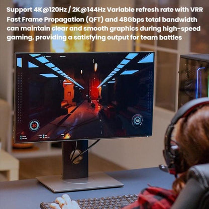 10m HDMI 2.1 Male To Male 8K HD Cable Computer Laptop Monitor TV Connection Cable - Cable by buy2fix | Online Shopping UK | buy2fix