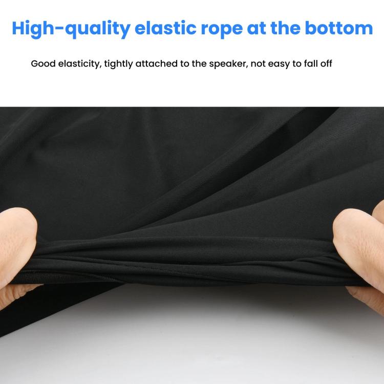 For Sony SRS-XV500/XP500 Speaker TXESIGN Lycra Elastic Dustproof Cover Stretchable Protective Sleeve(Black) - Protective Case by TXESIGN | Online Shopping UK | buy2fix