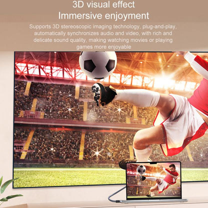 1m DP To HDMI 8K 60HZ HD Conversion Cable TV Computer Connection Conversion Monitor Projection Cable -  by buy2fix | Online Shopping UK | buy2fix