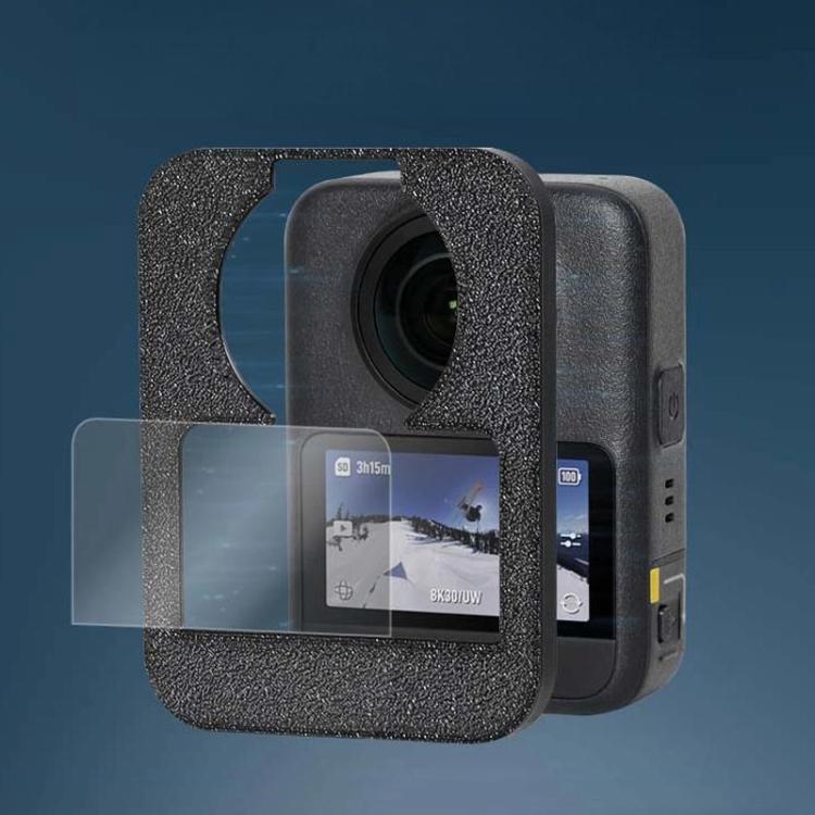 For DJI Osmo 360 Camera Screen Protector Installation Kit Alignment Tool + Tempered Glass Film Set(Black) - Protective Film & Stickers by buy2fix | Online Shopping UK | buy2fix