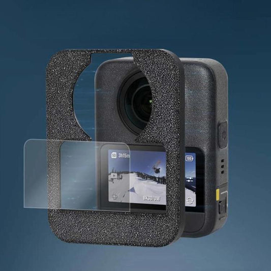 For DJI Osmo 360 Camera Screen Protector Installation Kit Alignment Tool + Tempered Glass Film Set(Black) - Protective Film & Stickers by buy2fix | Online Shopping UK | buy2fix