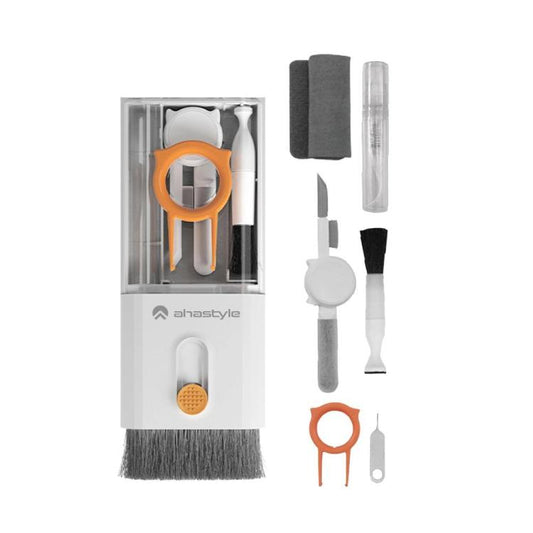 AhaStyle WG121 10 In 1 Multi-functional Cleaning Tools For Earphones Mobile Phones Tablets(White) - Other Accessories by AhaStyle | Online Shopping UK | buy2fix