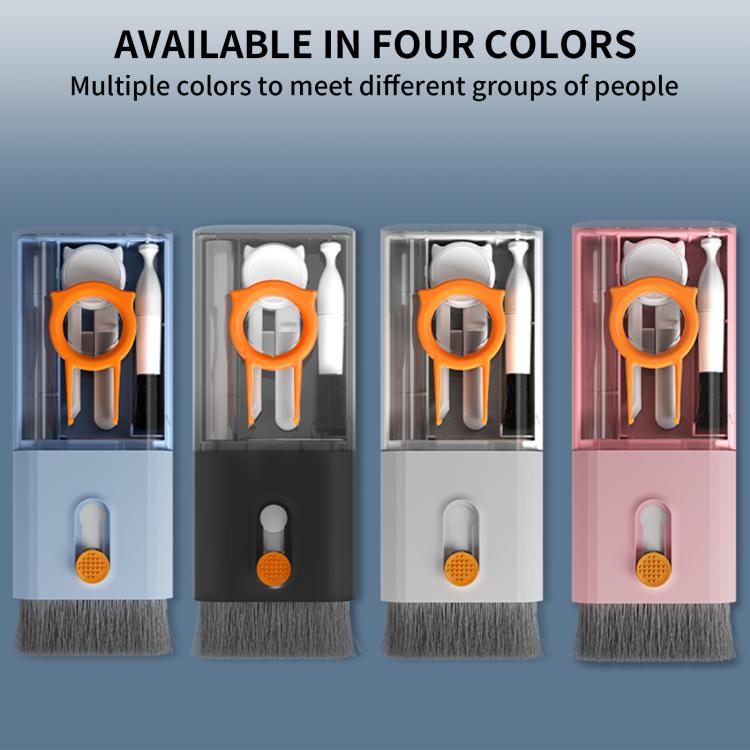 AhaStyle WG121 10 In 1 Multi-functional Cleaning Tools For Earphones Mobile Phones Tablets(Black) - Other Accessories by AhaStyle | Online Shopping UK | buy2fix