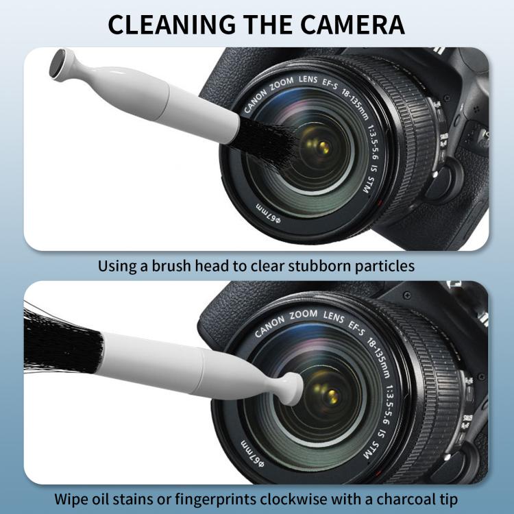 AhaStyle WG121 10 In 1 Multi-functional Cleaning Tools For Earphones Mobile Phones Tablets(Black) - Other Accessories by AhaStyle | Online Shopping UK | buy2fix