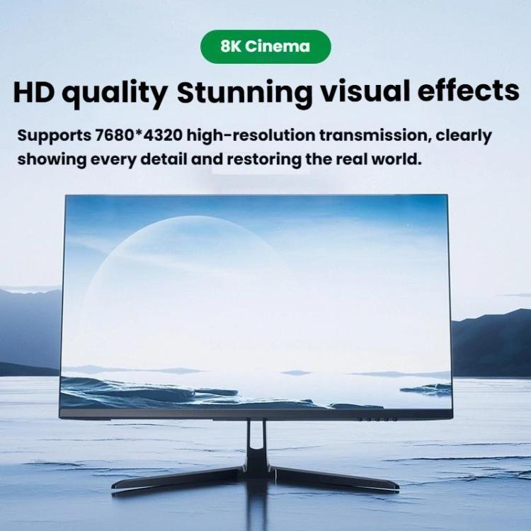 1m Type-C To DP1.4 8K 60Hz HD Unidirectional Adapter Cable Computer Gaming Console Monitor Mobile Phone Video Connection Cable -  by buy2fix | Online Shopping UK | buy2fix