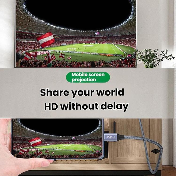 1m Type-C To DP1.4 8K 60Hz HD Unidirectional Adapter Cable Computer Gaming Console Monitor Mobile Phone Video Connection Cable -  by buy2fix | Online Shopping UK | buy2fix