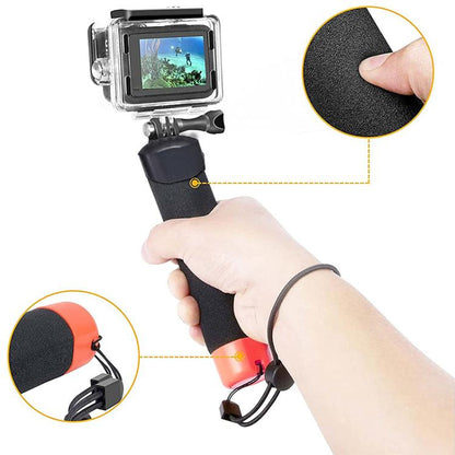 For DJI Action 5 Pro/4/3 Waterproof Diving Case with Buoyancy Float Stick Kit Includes Anti-Fog Inserts, Mounting Base - Case & Bags by buy2fix | Online Shopping UK | buy2fix