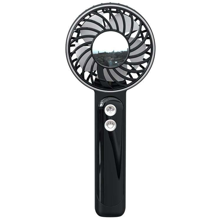WT25 Handheld Fan With Lanyard Clip USB Desktop Silent Rechargeable Fan(Black) - Electric Fans by buy2fix | Online Shopping UK | buy2fix