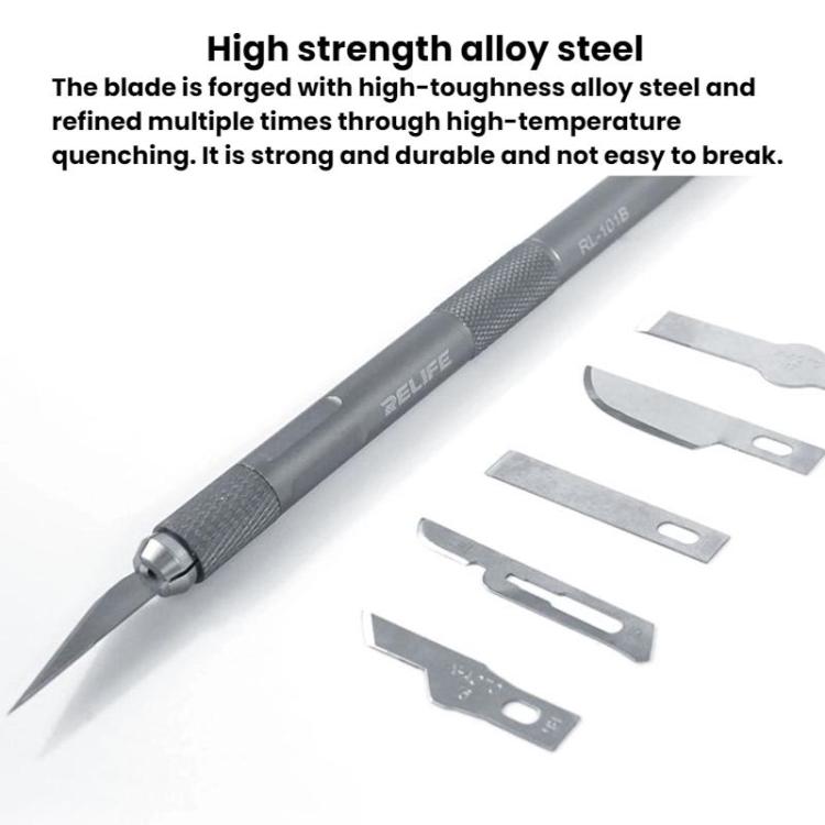 RELIFE RL-101B 8 In 1 Motherboard Repair Blade Set Carving Glue Removal Knife Screen Protector Cutting Knife - Crowbar by RELIFE | Online Shopping UK | buy2fix