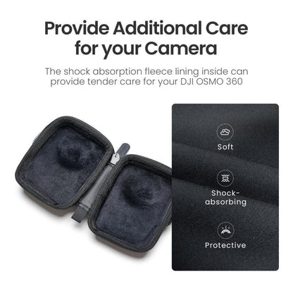 For DJI Osmo 360 Camera aMagisn Hard Shell Case Open-Access Charging Design - Case & Bags by aMagisn | Online Shopping UK | buy2fix