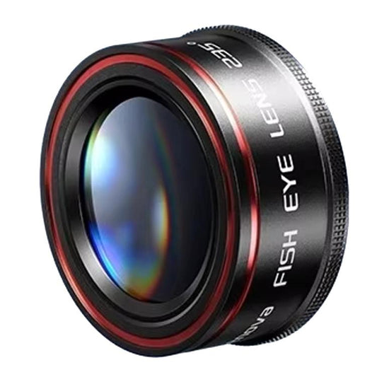 235 Degree Fisheye High Definition Camera Mobile Phone Lens With Lens Clip - Macro & Wide-angle by buy2fix | Online Shopping UK | buy2fix