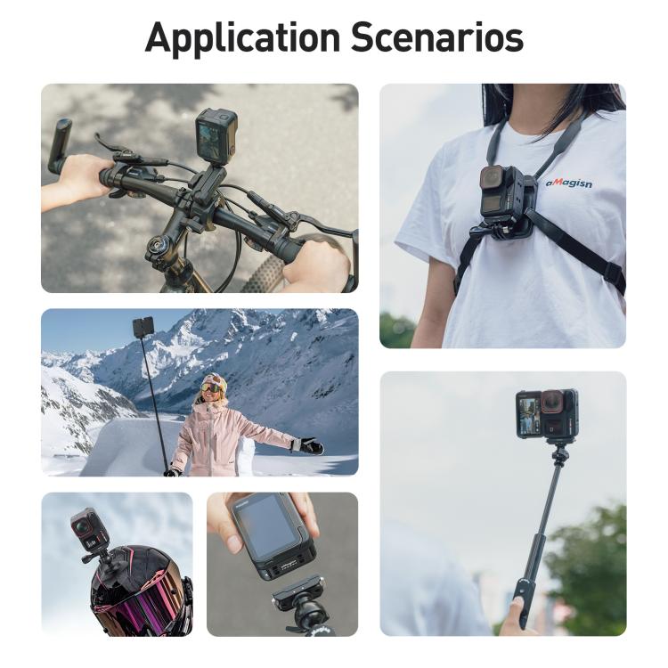 For Insta360 Ace Pro 2 aMagisn Water-resistant Vertical Shooting Battery Side Cover Compatible with Quick-Release Adapters(AC34) - Others by aMagisn | Online Shopping UK | buy2fix