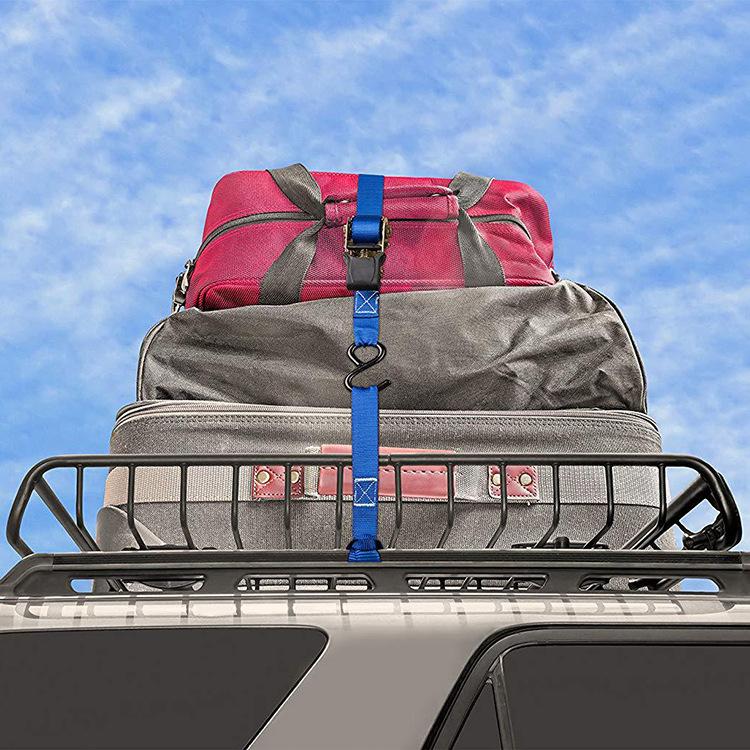Multi-Purpose Cross-Woven Luggage Straps For ATVs And Motorcycles, Size: 2.5 x 30.5cm (Blue) - Roof Racks by buy2fix | Online Shopping UK | buy2fix