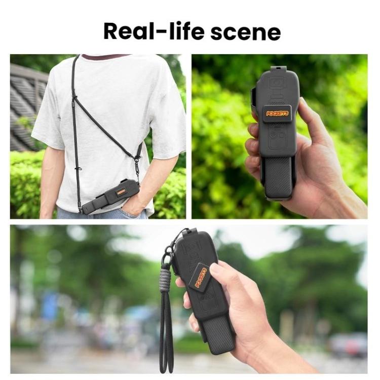 For DJI OSMO POCKET 3 BRDRC Body Screen Lens Protective Cover(Black) - Case & Bags by BRDRC | Online Shopping UK | buy2fix