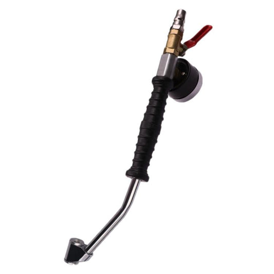 Truck Tire Extended Quick-Inflation Rod With Tire Pressure Gauge(Elbow) - Inflatable Pump by buy2fix | Online Shopping UK | buy2fix